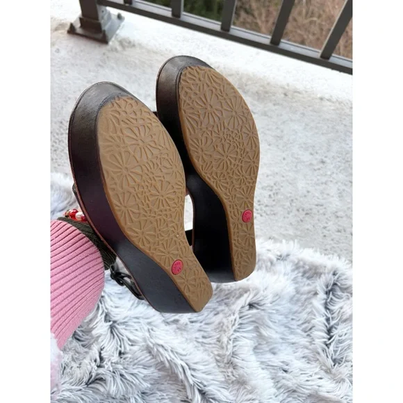 Camper‎ Damas Leather Wedge Sandals